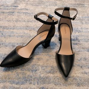 Pashion Footwear 1.0, 3 inch Block Heels in Coal Black